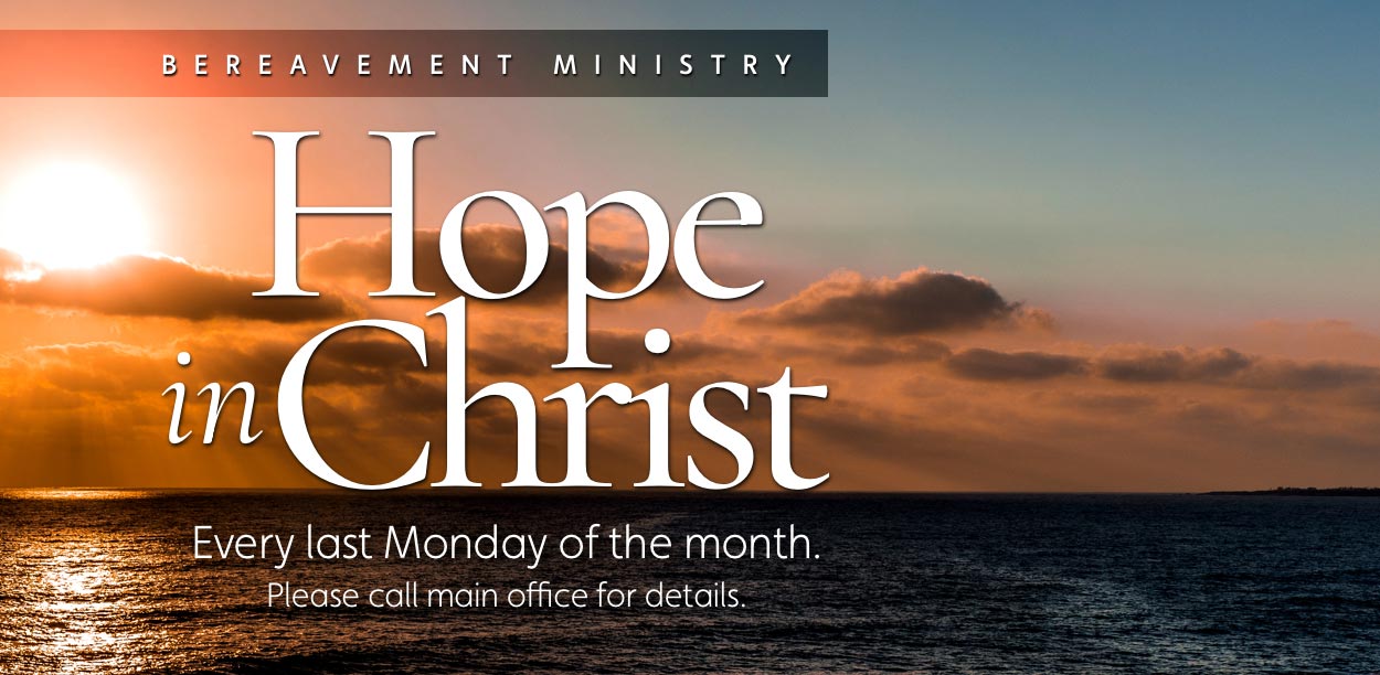 Main Image Hope In Christ Mondays